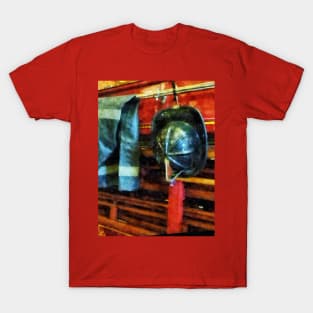 Firemen - Fireman's Helmet and Jacket T-Shirt